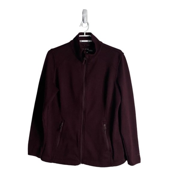 Sunice Storm Pack Women's Plum Full Zip Knit Performance Wear Jacket - Picture 1 of 9